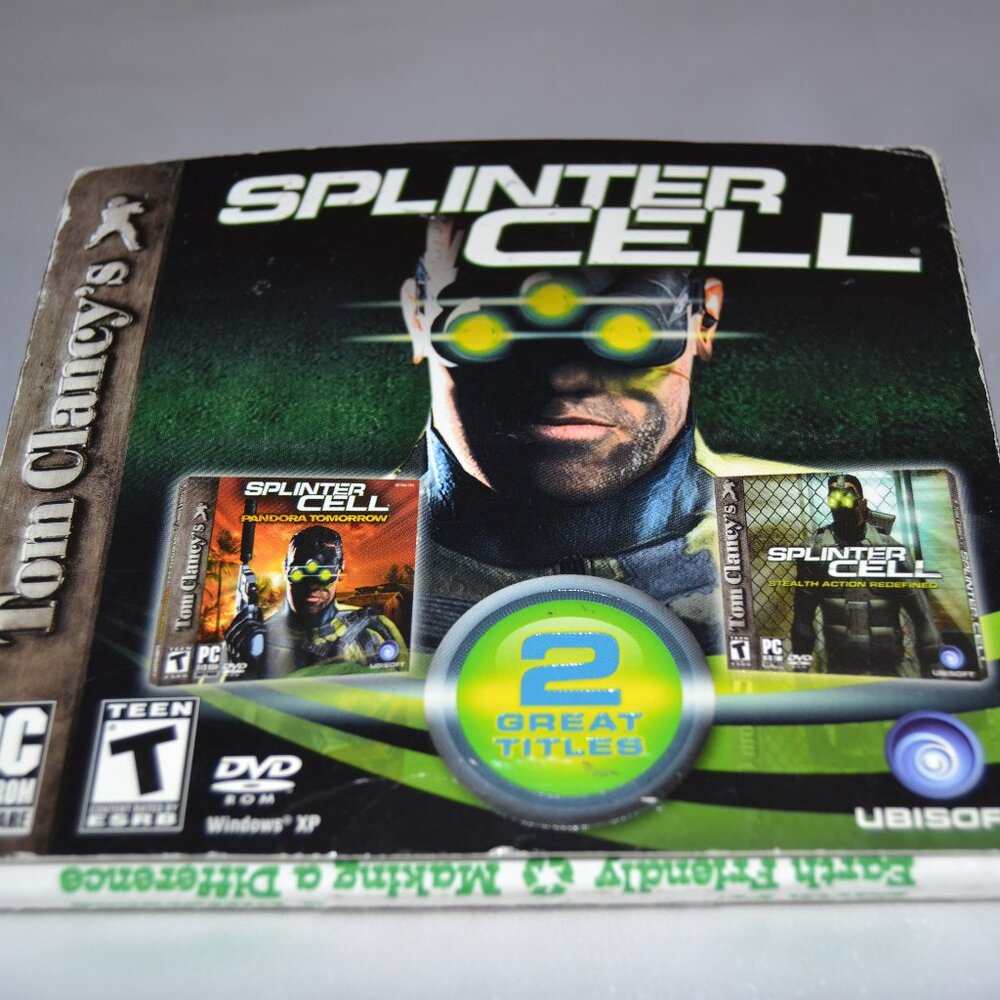 TOM CLANCY'S SPLINTER CELL-PANDORA (PC 2004) PREOWNED- 4 cds